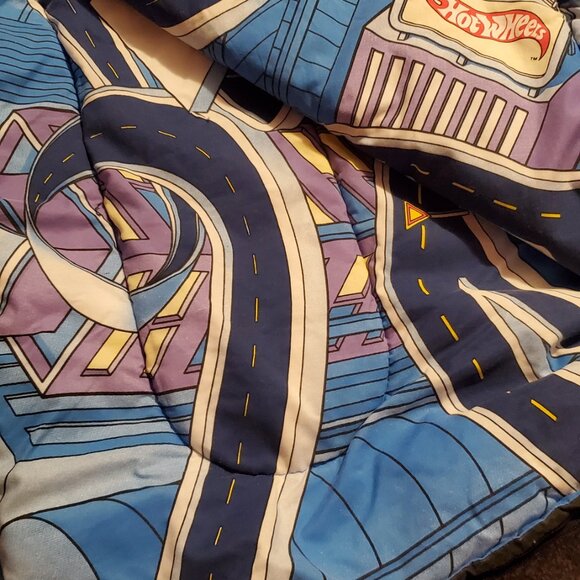 Mattel Hot Wheels Child Sleeping Bag W/track To Play On Inside Rare 2000s - Picture 7 of 7